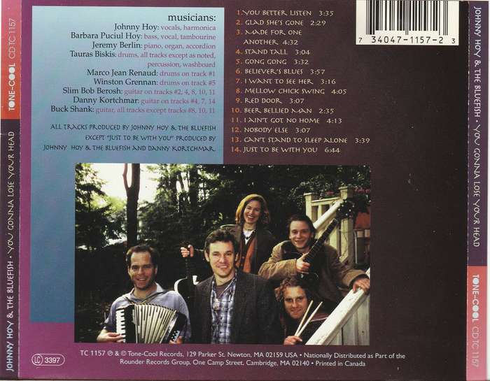 Johnny Hoy & the Bluefish - You Gonna Lose Your Head CD Import