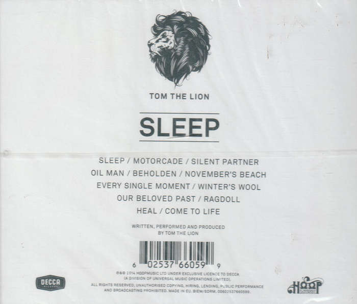 Tom The Lion - Sleep CD Import Sealed