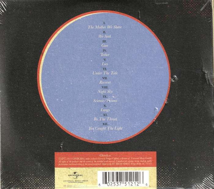 Chvrches - The Bones of What You Believe CD Import Sealed Digipak