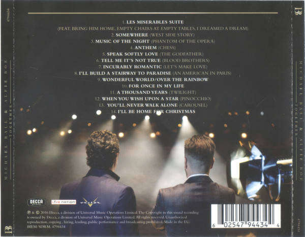 Michael Ball & Alfie Boe - Together CD Import
