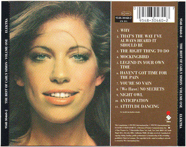 Carly Simon - Best of (Volume One) CD Import