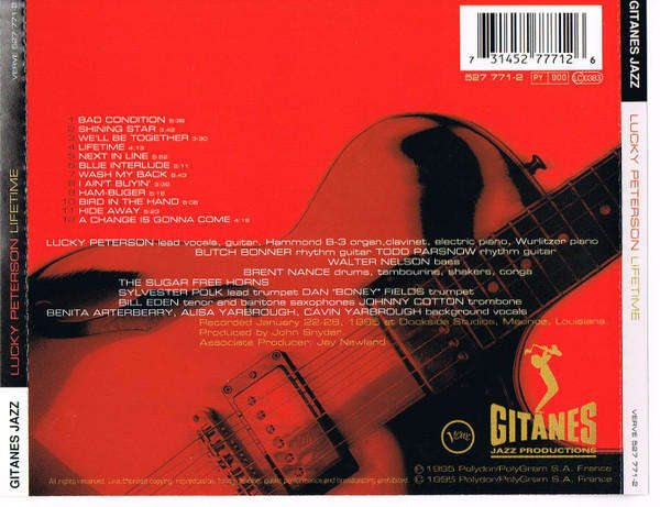 Lucky Peterson - Lifetime CD Import