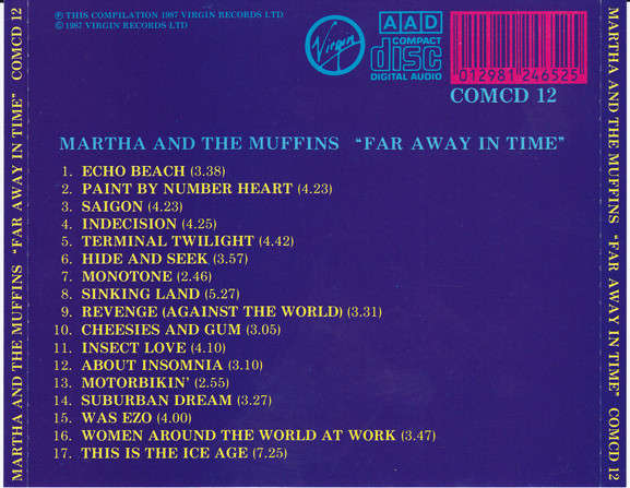 Martha And The Muffins - Far Away In Time CD Import