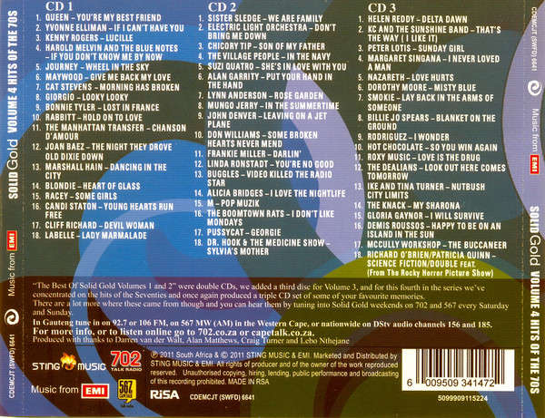 Various - Solid Gold Volume 1,2,3,4,5,6 + 7 CD Set (Incl Rare Volumes)