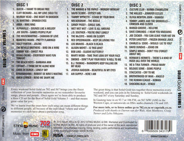 Various - Solid Gold Volume 1,2,3,4,5,6 + 7 CD Set (Incl Rare Volumes)
