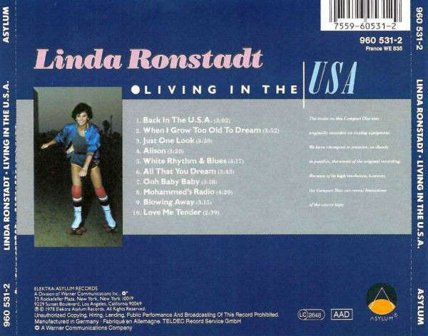 Linda Ronstadt - Living In the USA CD Import