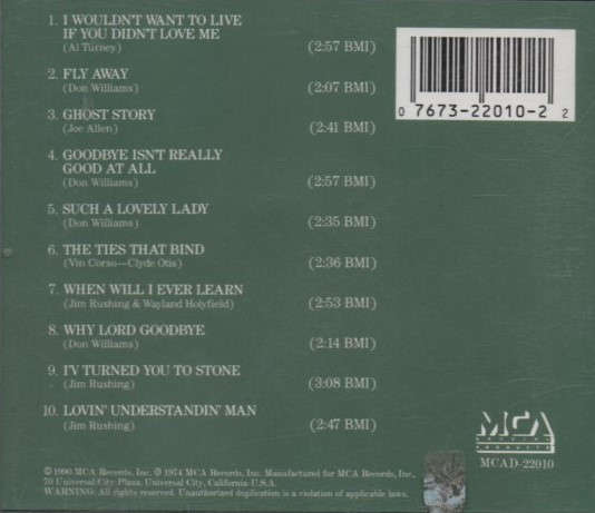 Don Williams - Volumes 1&2 + 3 CDs Import