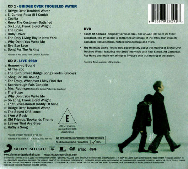 Simon & Garfunkel - Bridge Over Troubled Water Double CD + DVD Import Gatefold Digipak Import