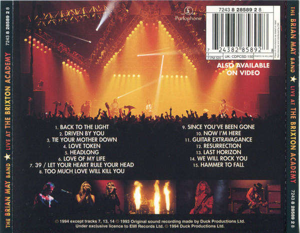 Brian May Band - Live At the Brixton Academy CD Import Sealed