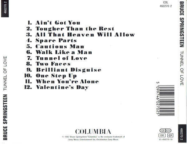 Bruce Springsteen - Tunnel of Love CD Import