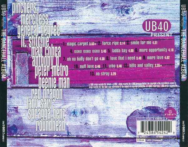 UB40 - Dancehall Album CD Import