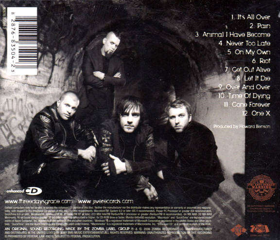 Three Days Grace - One-X CD Import