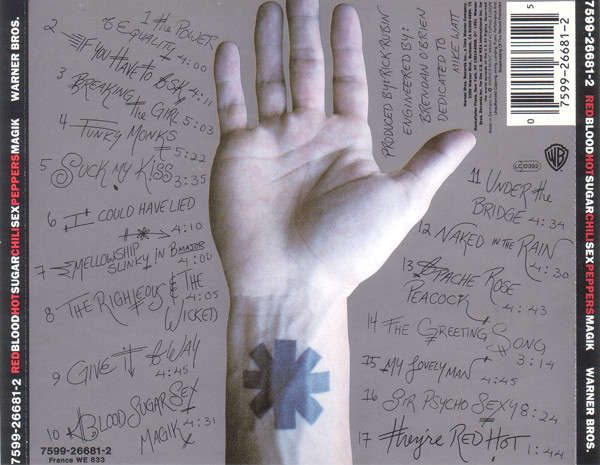 Red Hot Chili Peppers - Blood Sugar Sex Magik CD Import