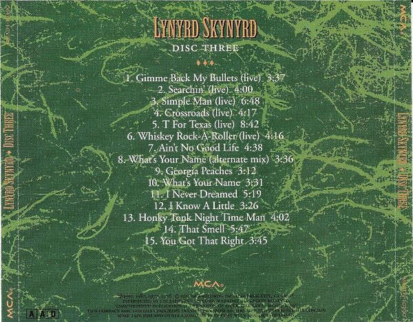 Lynyrd Skynyrd - Definitive Triple CD Long Box Set Import