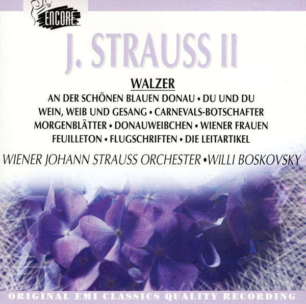 Johann Strauss II - Waltzes / Boskovsky CD Import