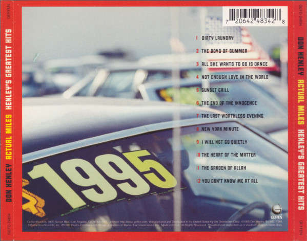 Don Henley - Actual Miles (Greatest Hits) CD Import