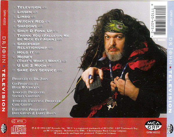 Dr. John - Television CD Import