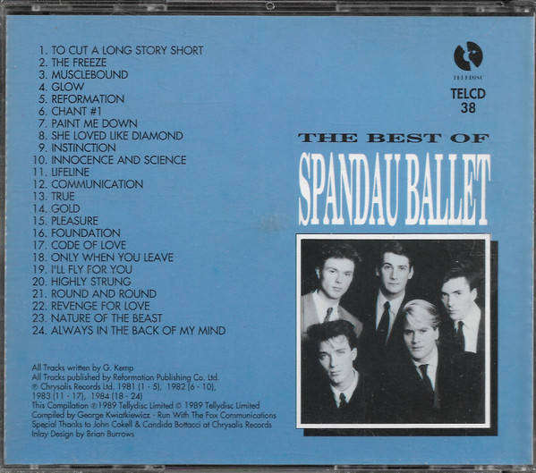 Spandau Ballet - Best of Double CD Import