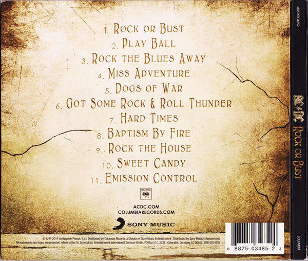 AC/DC - Rock Or Bust CD Import Digipak