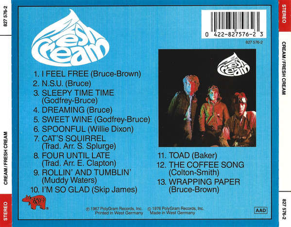 Cream - Fresh Cream CD Import