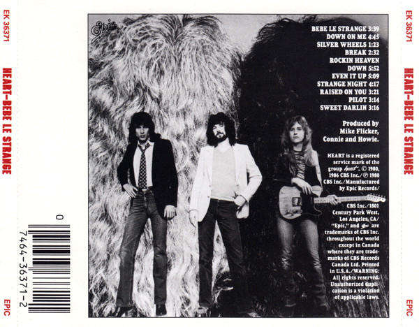 Heart - Bebe Le Strange CD Import