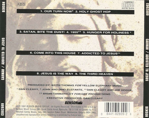 Carman - Addicted To Jesus CD Import