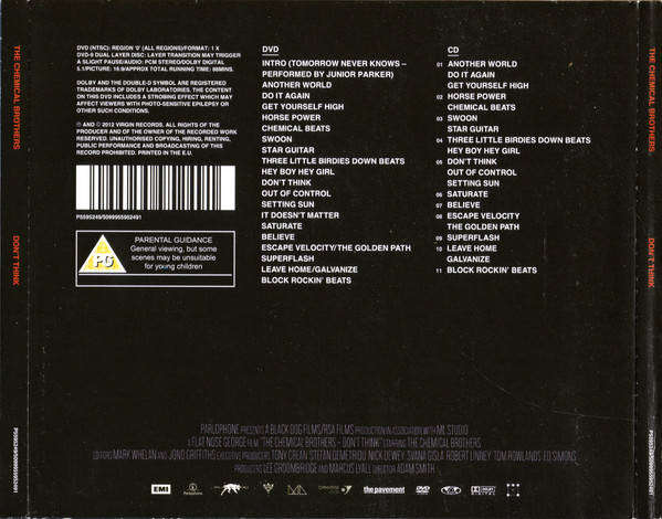 Chemical Brothers - Don't Think Double CD & DVD Import