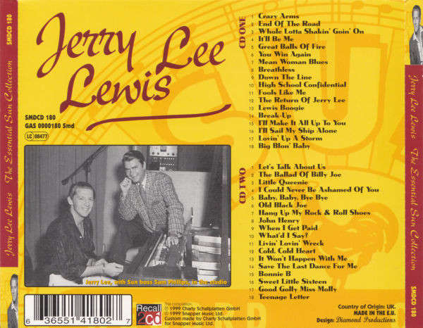 Jerry Lee Lewis - Essential Sun Collection Double CD Import