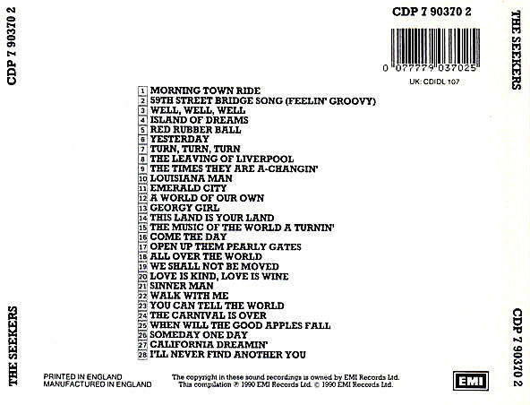 The Seekers - The Seekers CD Import