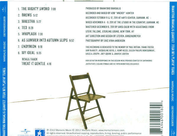 Branford Marsalis Quartet - Four MFs Playin' Tunes CD Import