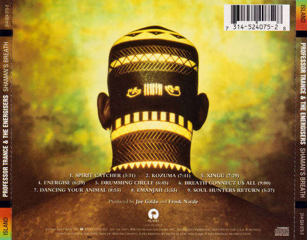 Professor Trance & Energisers - Shaman's Breath CD Import