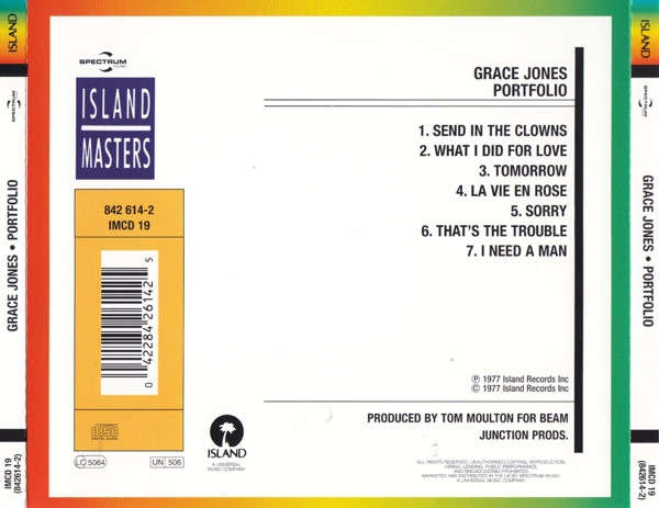 Grace Jones - Portfolio CD Import