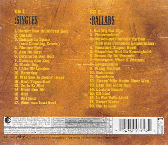 Bløf - Het Eind Van Het Begin: Singles & Ballads Double CD Import