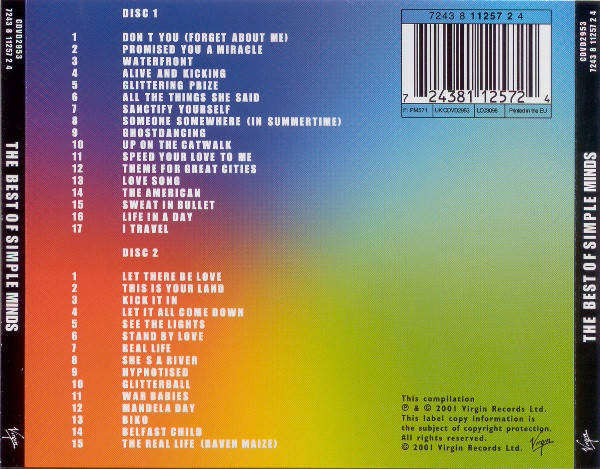 Simple Minds - Best of Double CD Import