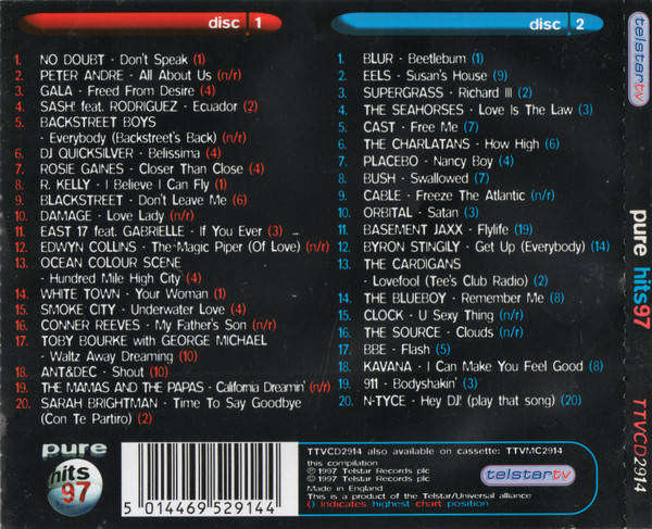 Various - Pure Hits 97 Double CD Import
