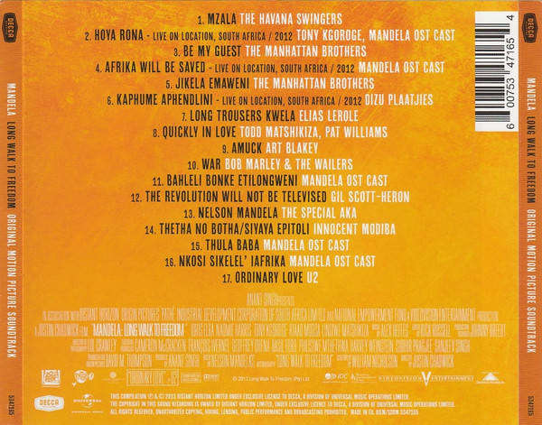 Soundtrack - Mandela: Long Walk To Freedom CD Import