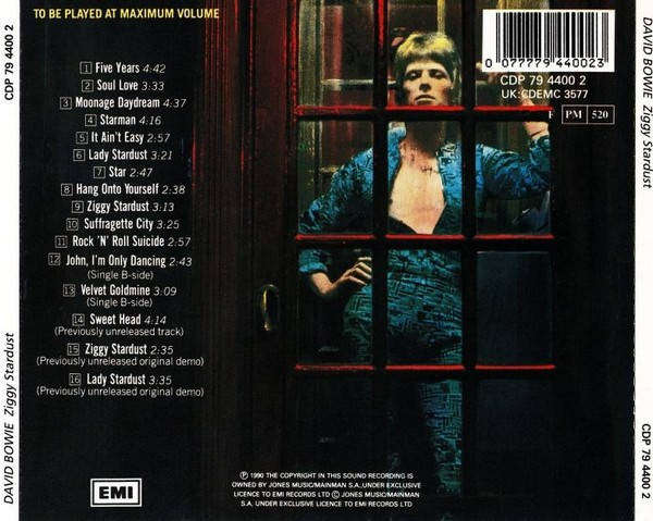 David Bowie - Rise & Fall of Ziggy Stardust & the Spiders From Mars CD Import (Extra Tracks)