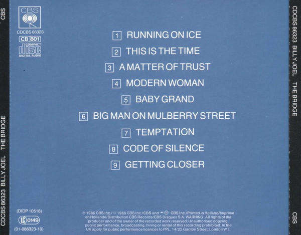 Billy Joel - The Bridge CD Import
