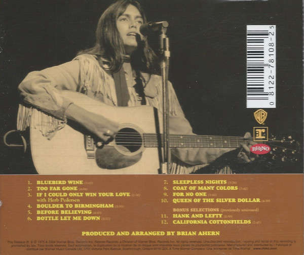 Emmylou Harris - Pieces of the Sky CD Import