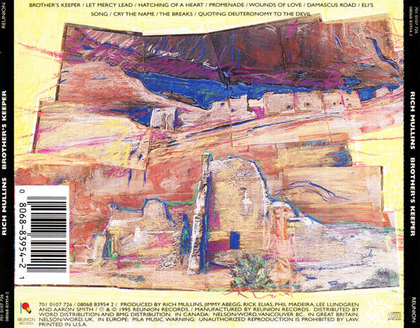 Rich Mullins - Brother's Keeper CD Import