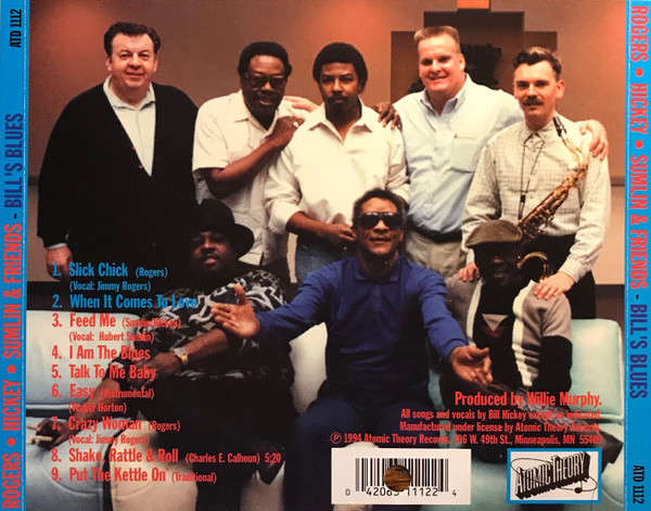 Jimmy Rogers, Big Bill Hickey, Hubert Sumlin - Bill's Blues CD Import
