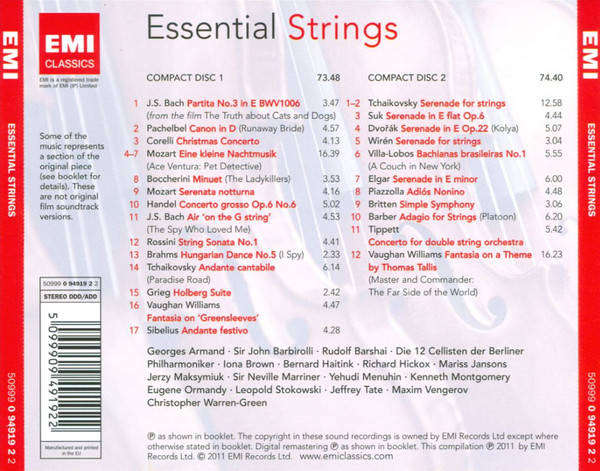 Various - Essential Strings CD Import Sealed