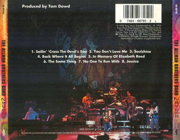 Allman Brothers Band - An Evening With 1st & 2nd Set 2x CD Import