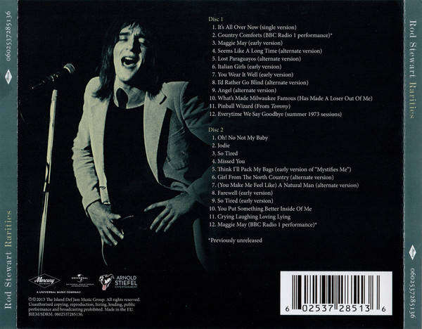 Rod Stewart - Rarities Double CD Import