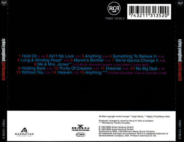 Sydney Youngblood - Just the Way It Is CD Import