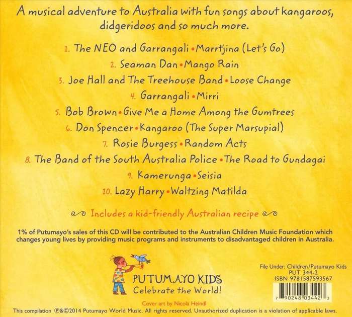 Putumayo Various - Australian Playground CD Import