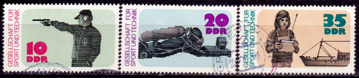 GERMANY DDR 1977, 17 May. SPORTS AND TECHNIC, set, UH, CV +/-R 25.00 view scans