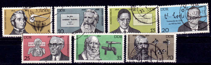 GERMANY DDR 1978, 18 July. PERSONALITIES, set, UH, CV +/-R 50.00 view scans