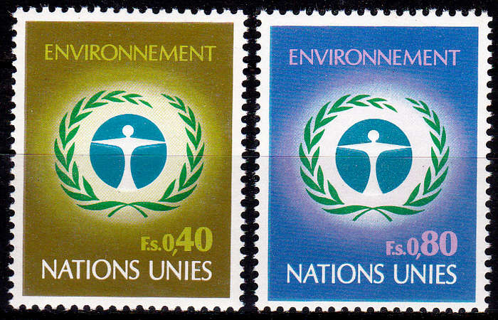 UN GENEVA 1972, 5 June. UN ENVIRONMENTAL CONFERENCE, set, MNH, CV +/-R 40.00 view scan