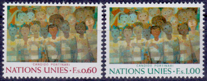 UN GENEVA 1974, 6 May. PEACE IN BRAZIL, set, MNH, CV +/-R 45.00 view scan